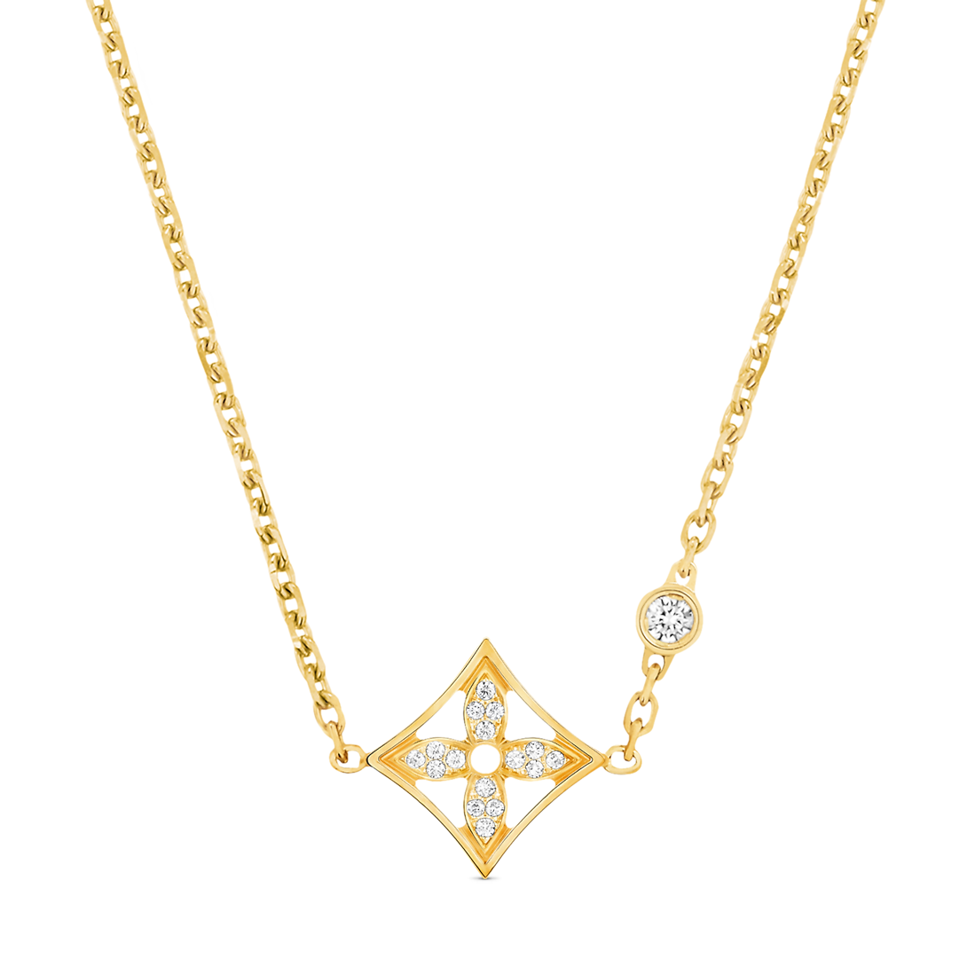 Idylle Blossom Pendant, Yellow Gold And Diamonds 0